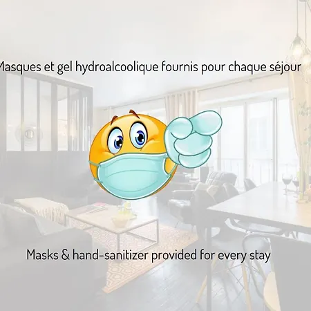 Bastille Family 3 Pieces - Menage Pro, Clim, Wifi * Paris